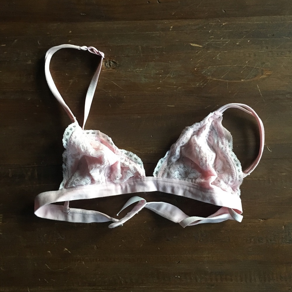 Light pink never worn bralette